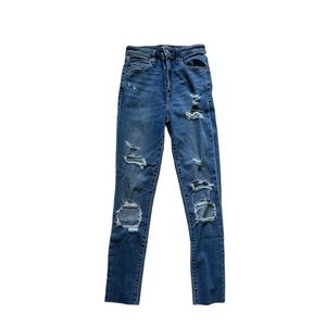 Abercrombie & Fitch Curve Love High‎ Waisted Skinny Jeans Size 27